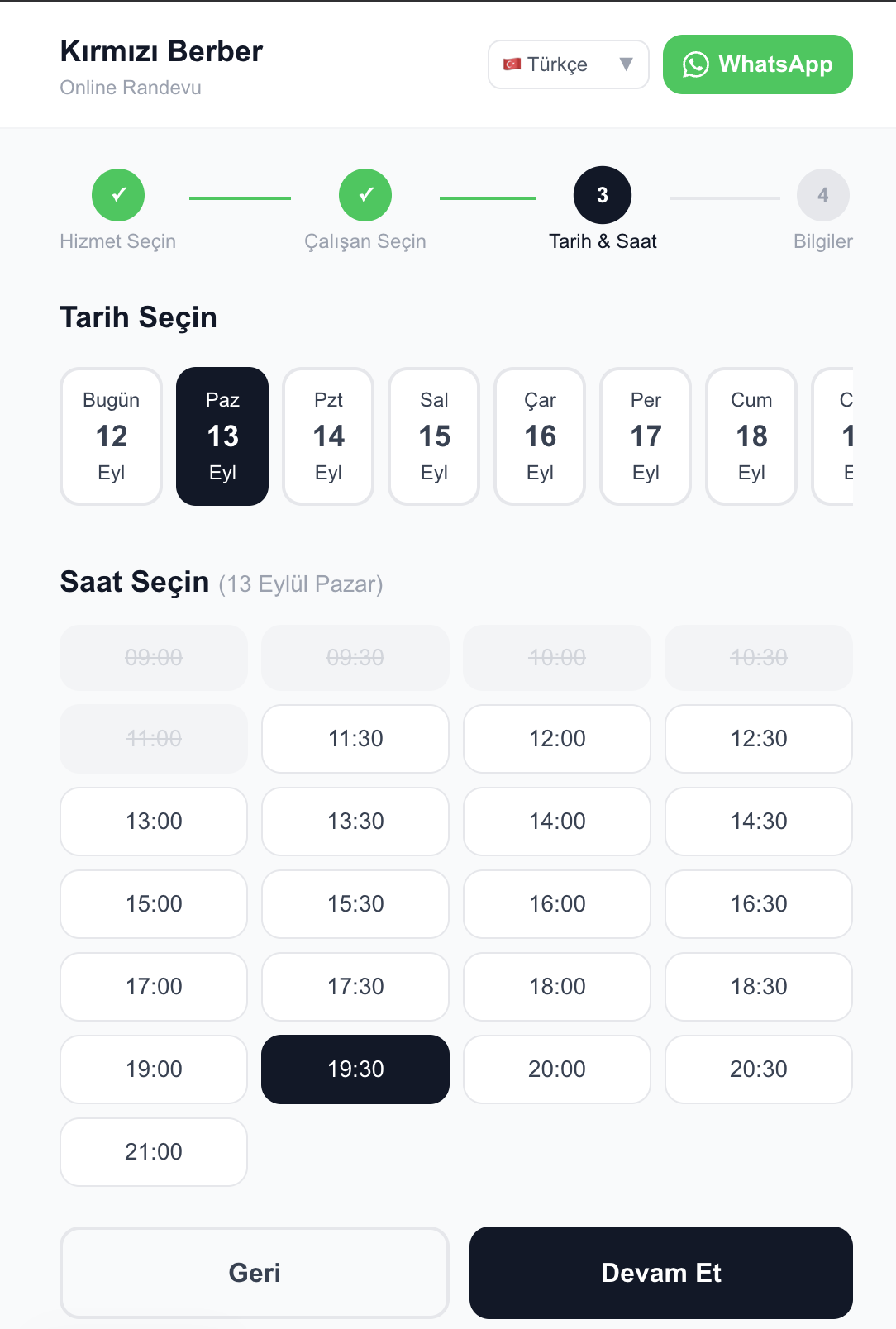 Tarih & Saat